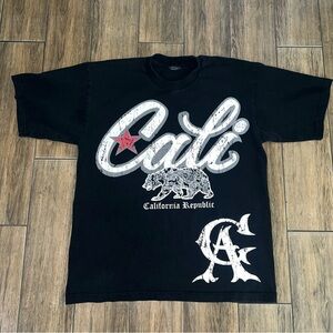 Vintage Pro-Tag Cali Bear T Shirt-XL Black Short Sleeve